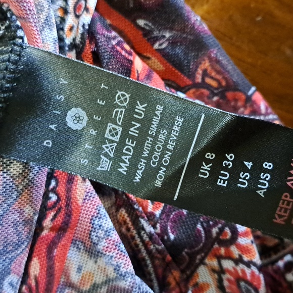 DOLLS KILL Daisy Street Floral Mesh Wrap Top Small - Picture 9 of 9